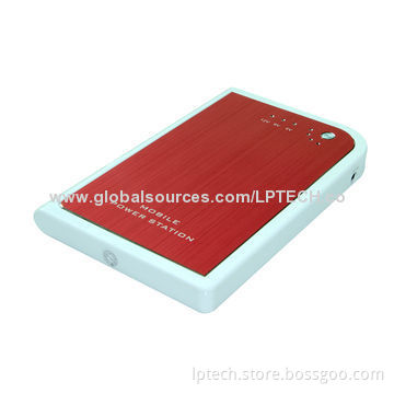 12,000mAh High-capacity Emergency Power Bank, Double USB 5/9V